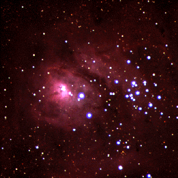 M8: An Open Cluster in the Lagoon