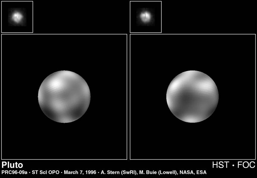 Hubble Telescope Maps Pluto