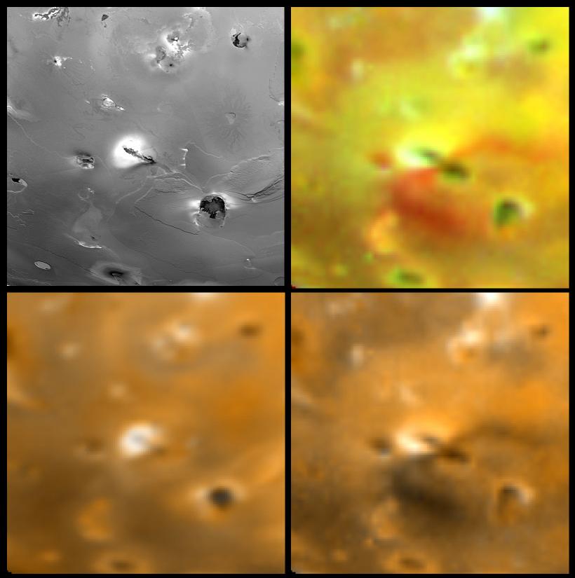 Volcano Euboea Fluctus On Io