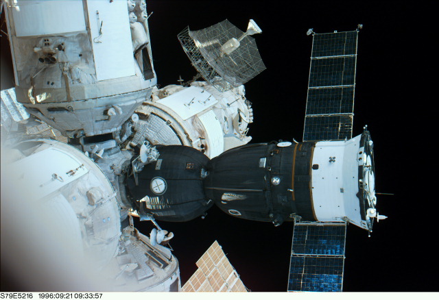 A Soyuz at Mir