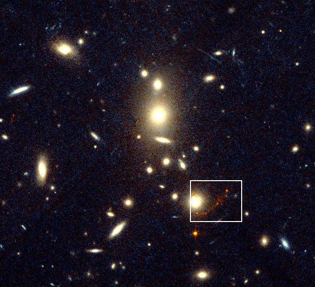 Behind CL1358+62: A New Farthest Object