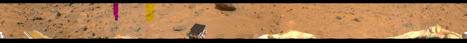 Sol 4: Mars Color Panorama