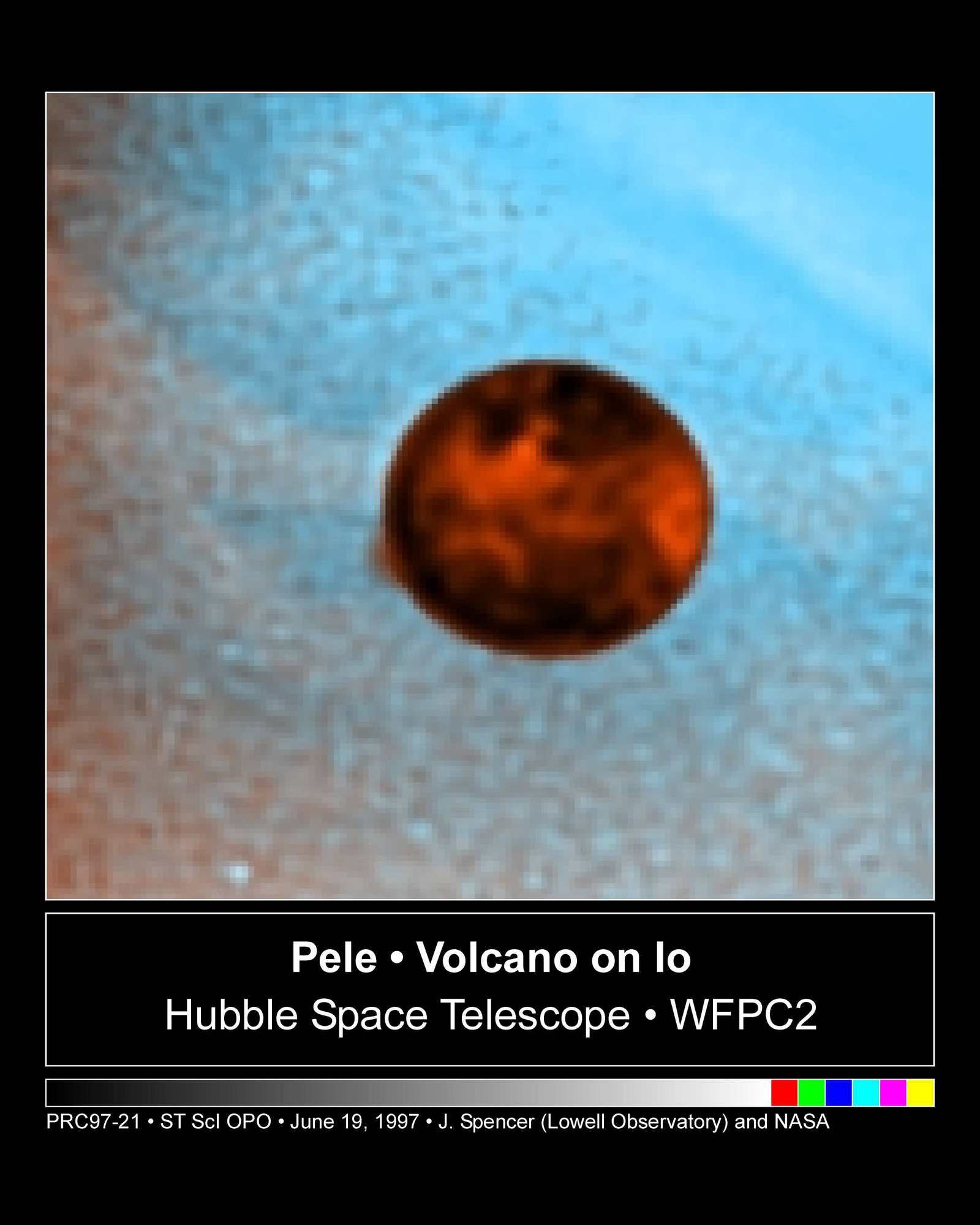 Eruption on Io