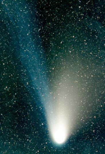 Comet Hale-Bopp Enters the Evening Sky
