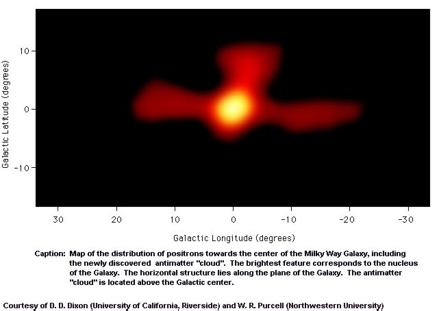 A Galactic Cloud of Antimatter