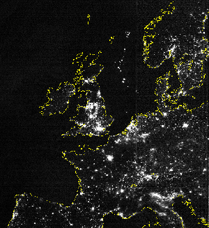 Europe at Night