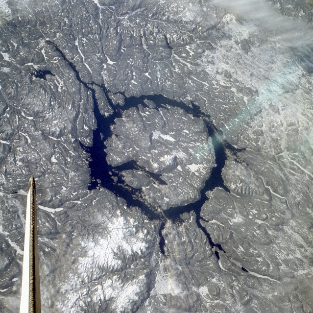 Manicouagan Impact Crater on Earth