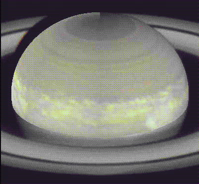 Saturn Rotates