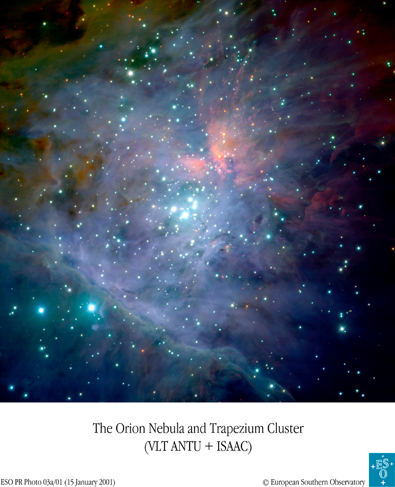 The Orion Nebula from VLT