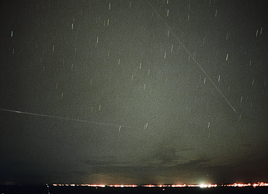 Mir Flares Farewell
