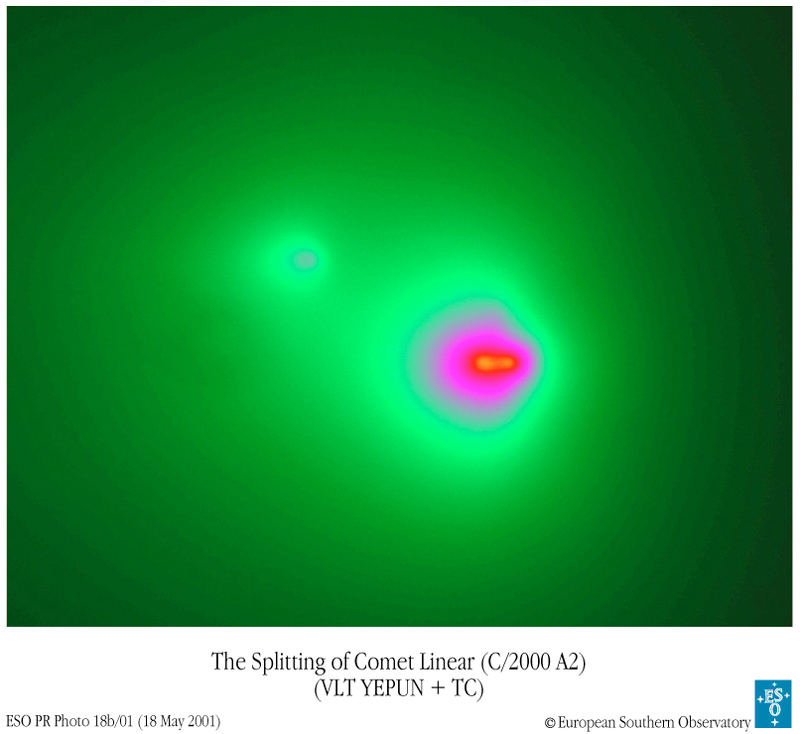Another Comet LINEAR Breaks Up