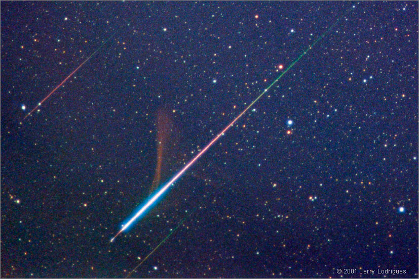 Fireball, Smoke Trail, Meteor Storm