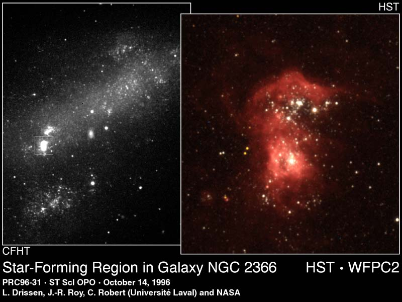Bright Stars, Dim Galaxy
