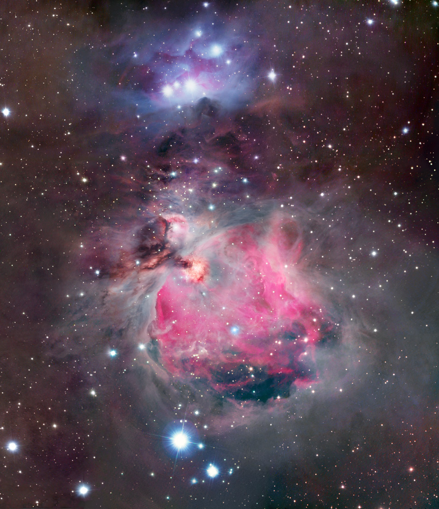 Colorful Clouds of Orion