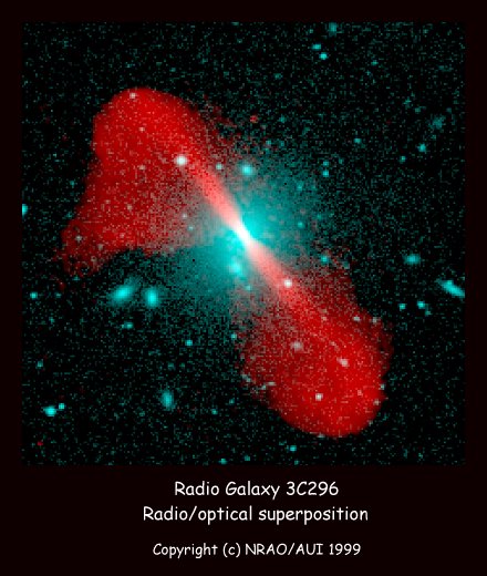 Jets from Radio Galaxy 3C296