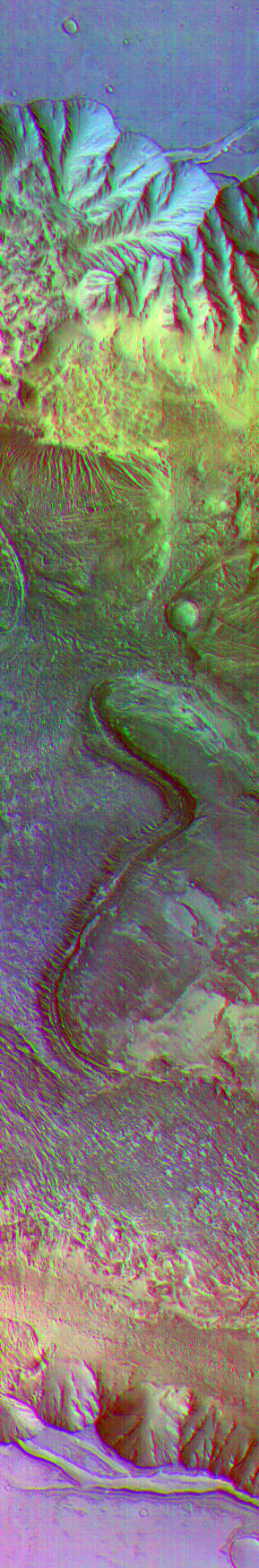 In Chandor Chasma on Mars