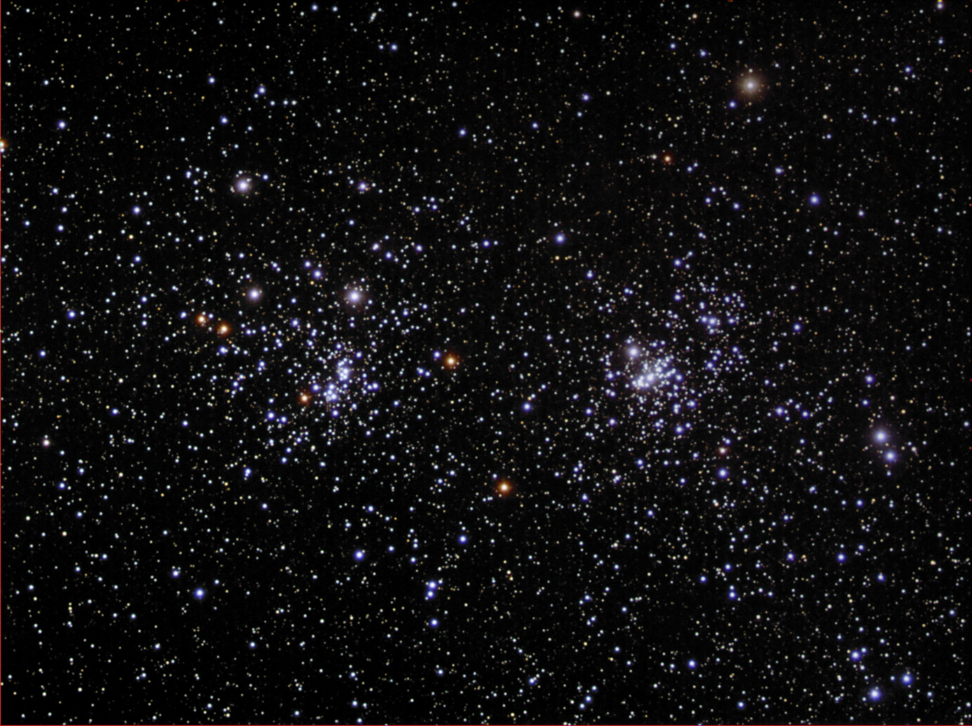 NGC 869 & NGC 884: A Double Open Cluster