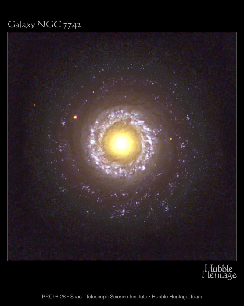 Spiral Galaxy NGC 7742
