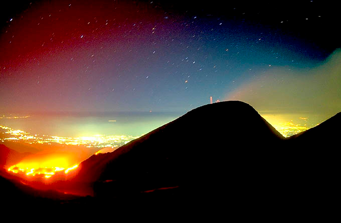 Mt. Etna Lava Plumes