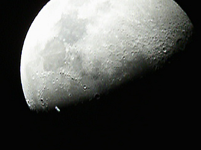 International Space Station in Transit