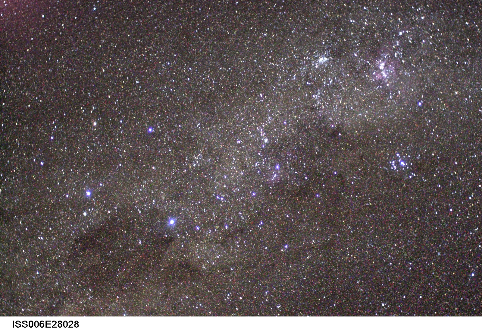 The Southern Sky from the International Space Station