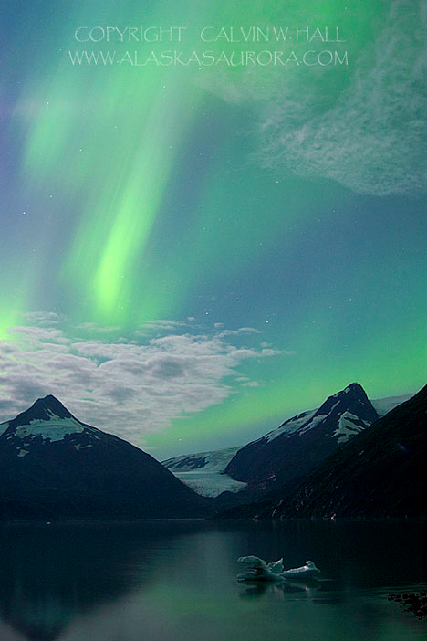 Aurora Over the Chugach Mountains