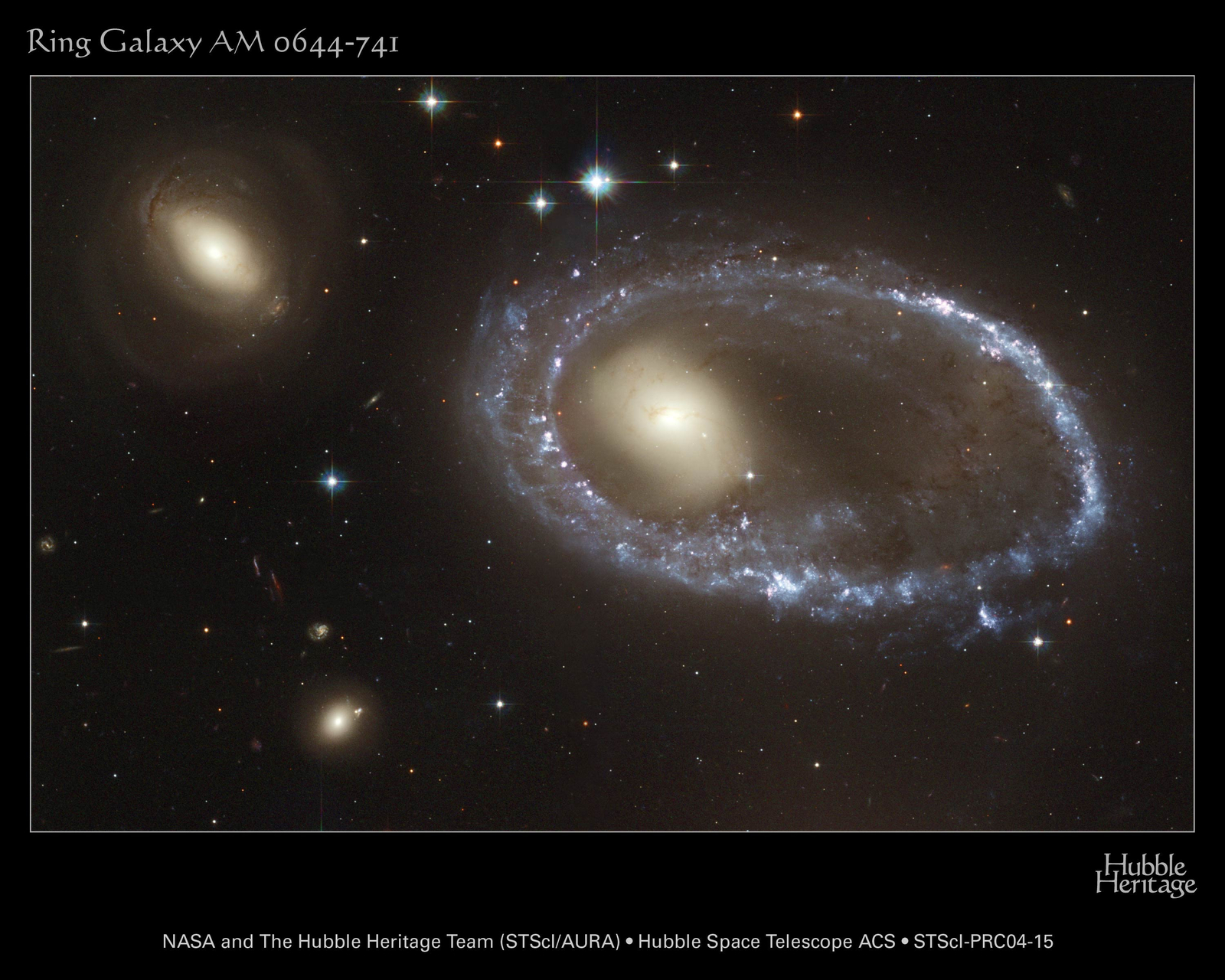 Ring Galaxy AM 0644-741 from Hubble