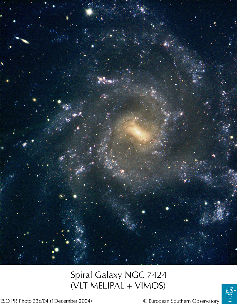 The Arms of NGC 7424