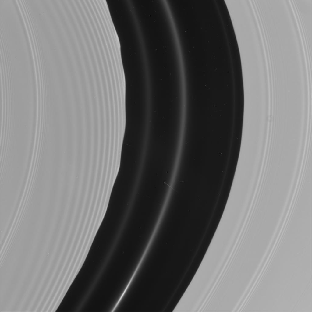 The Encke Gap: A Moon Goes Here