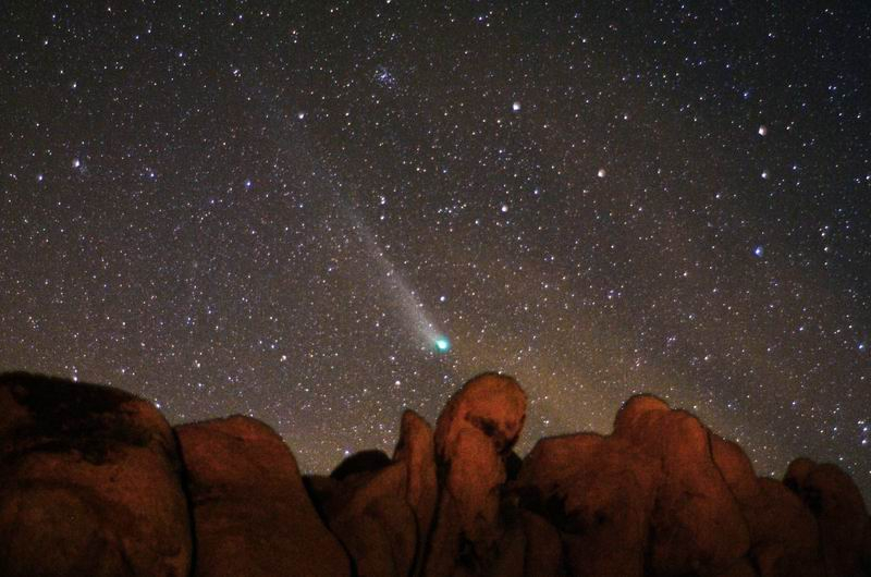 Comet NEAT (Q4) Over Indian Cove