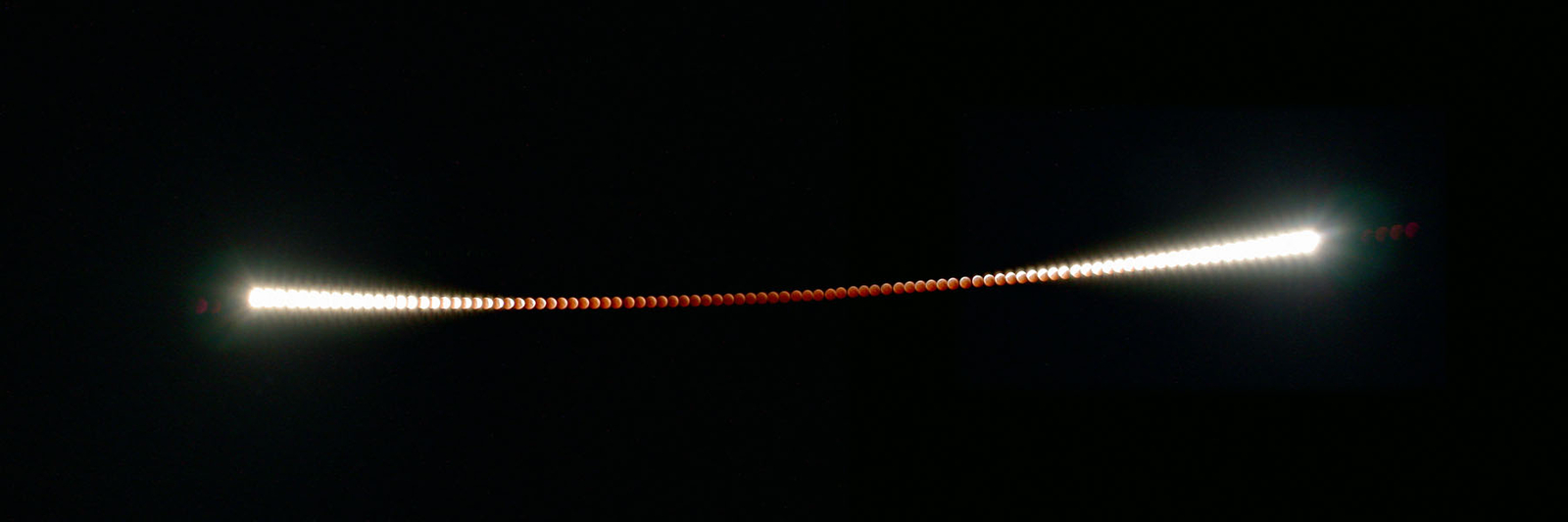 A Time-Lapse Lunar Eclipse