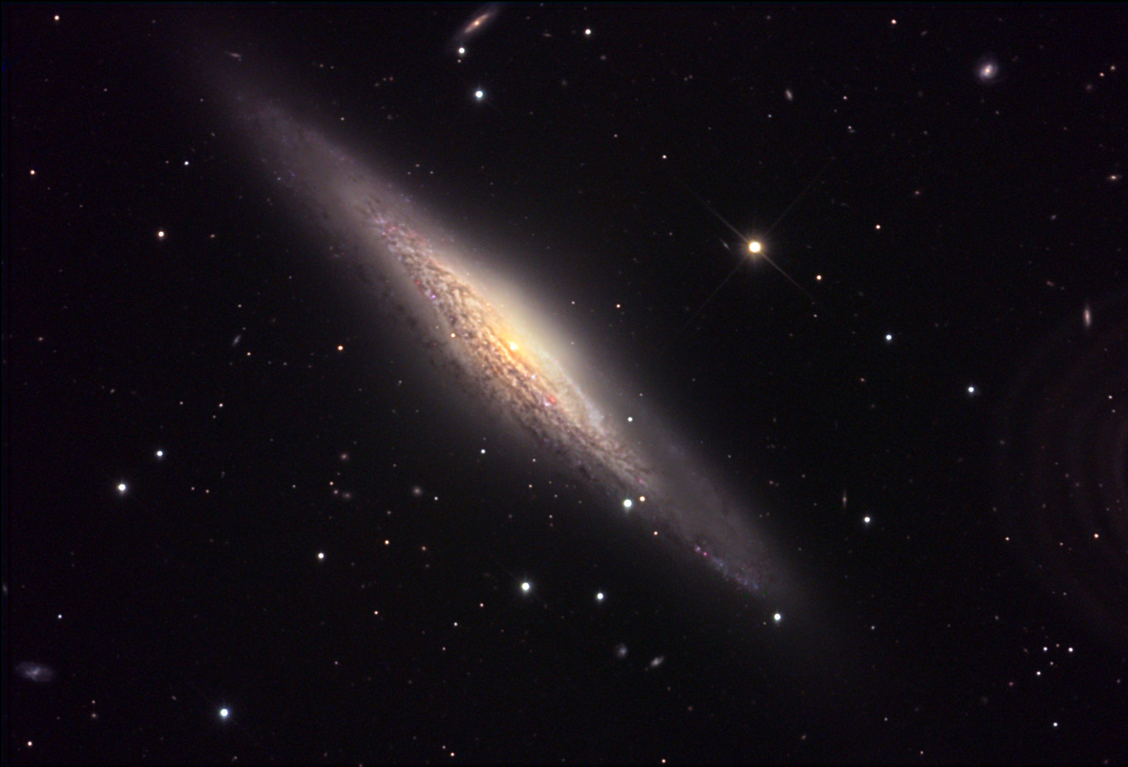 NGC 2683: Spiral Edge-On