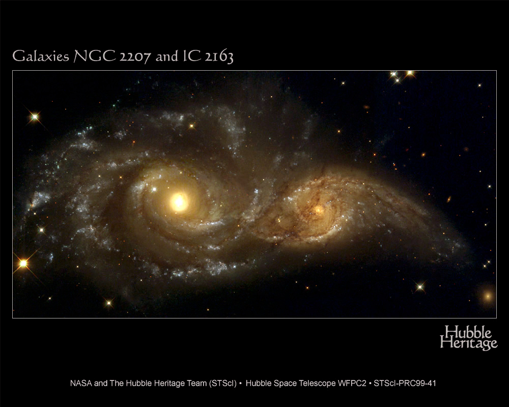 Spiral Galaxies in Collision