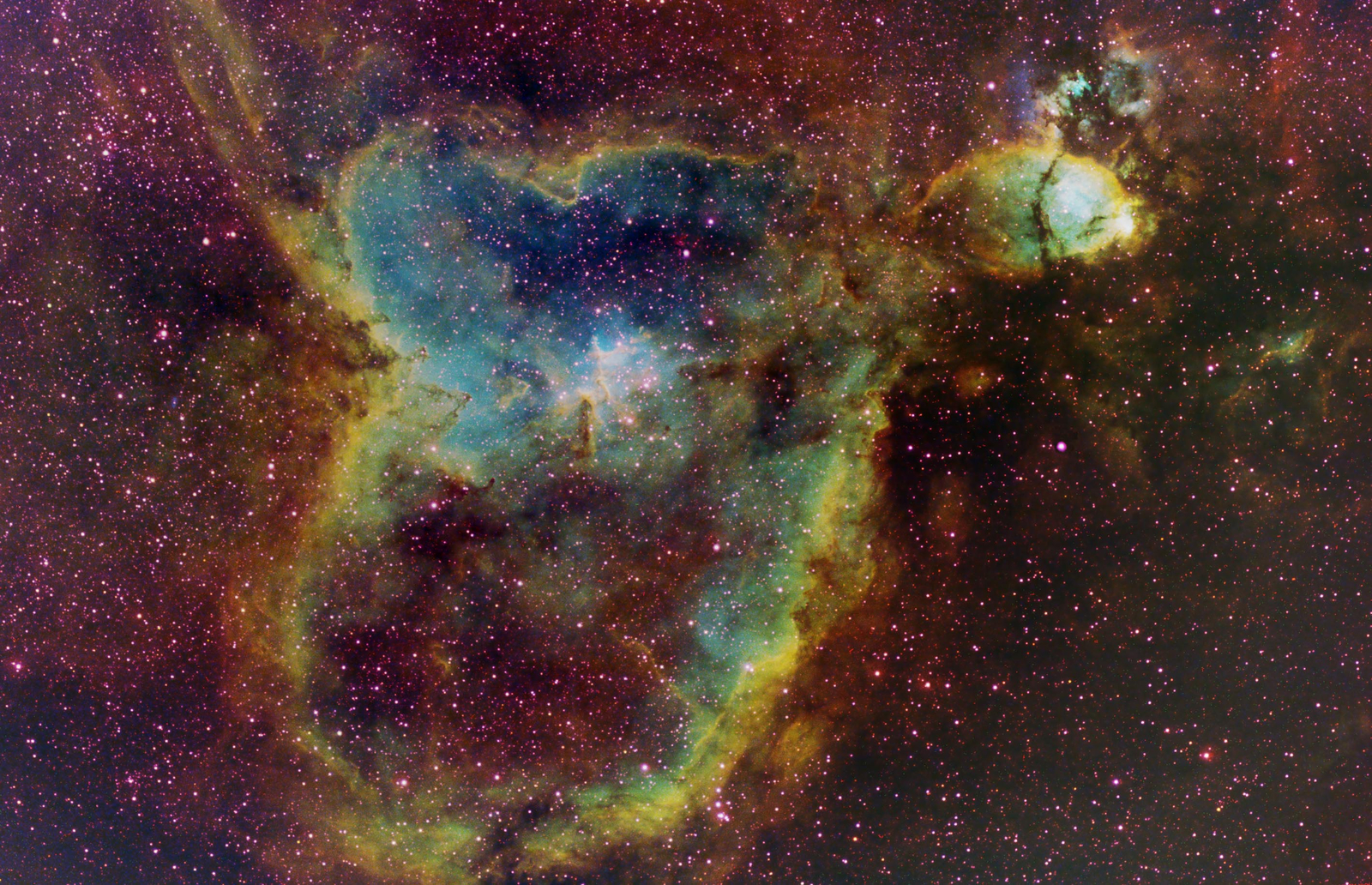 IC 1805: Light from the Heart