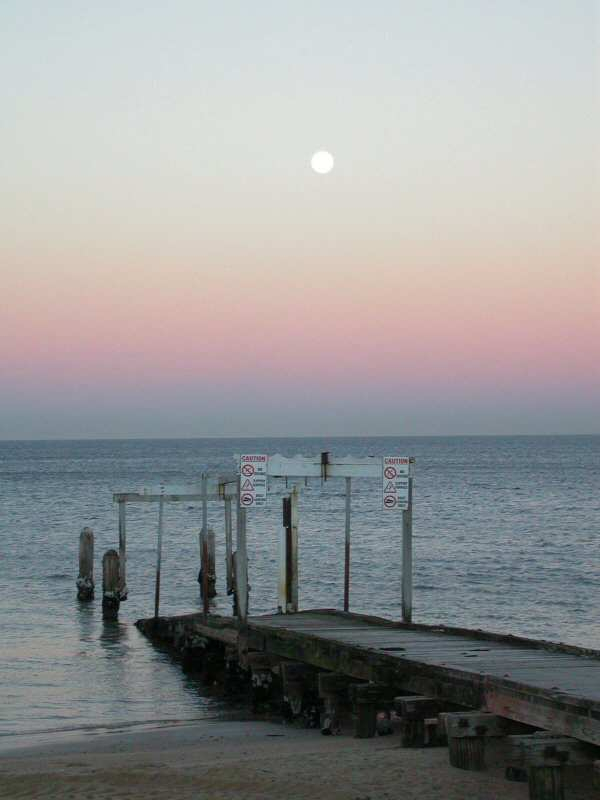 The Belt of Venus over Elwood Beach