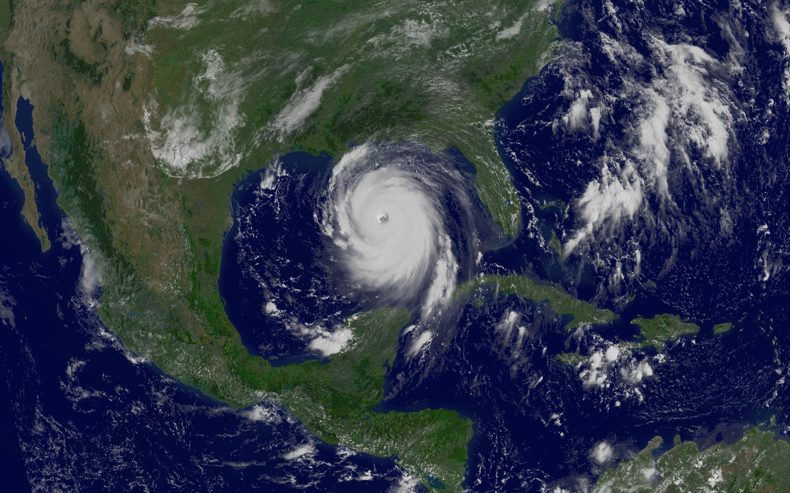 Hurricane Katrina in the Gulf of Mexico