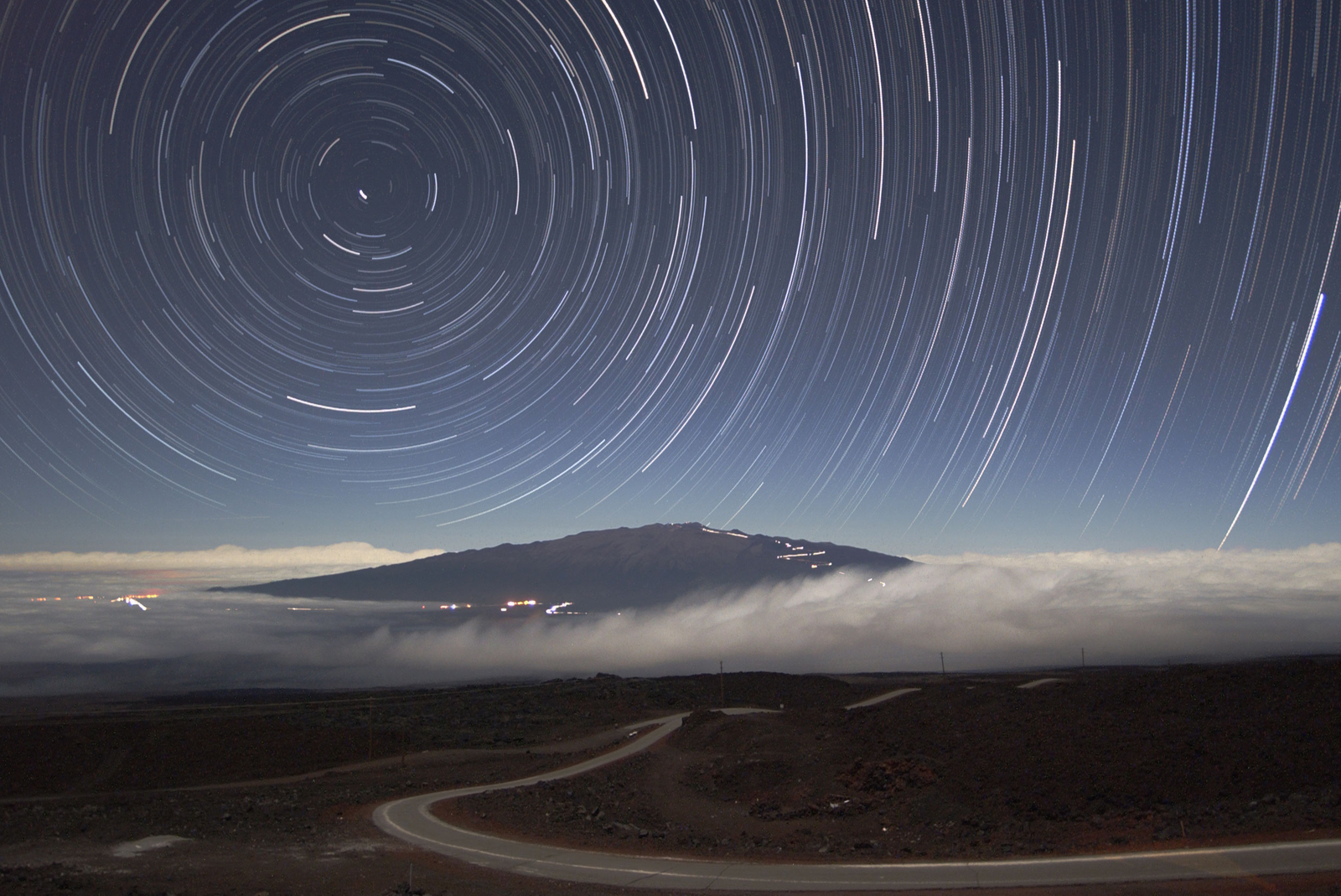 Star Trails Above Mauna Kea