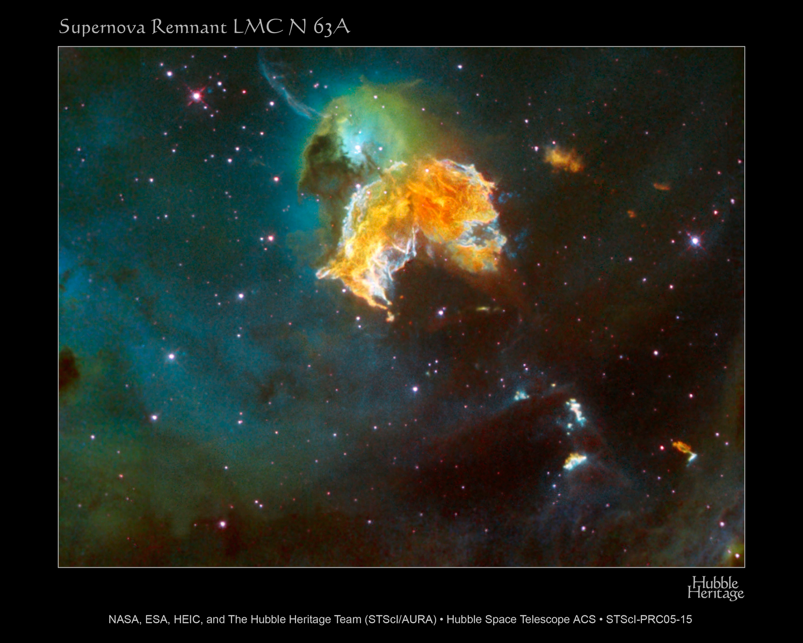 Rampaging Supernova Remnant N63A