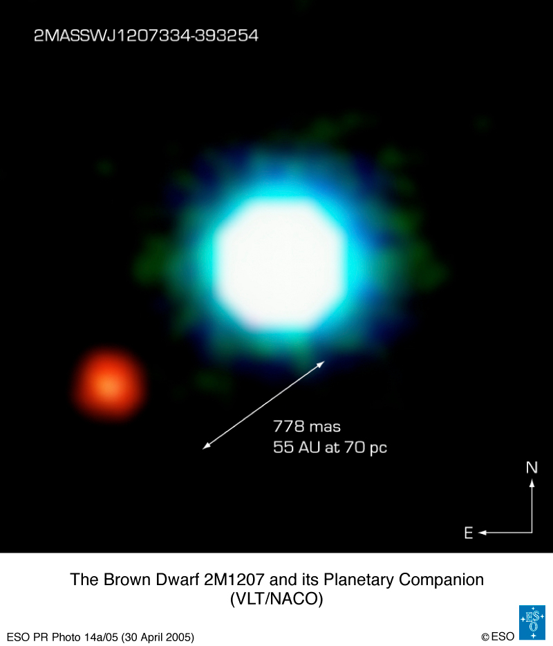 The First Image of an Extra Solar Planet