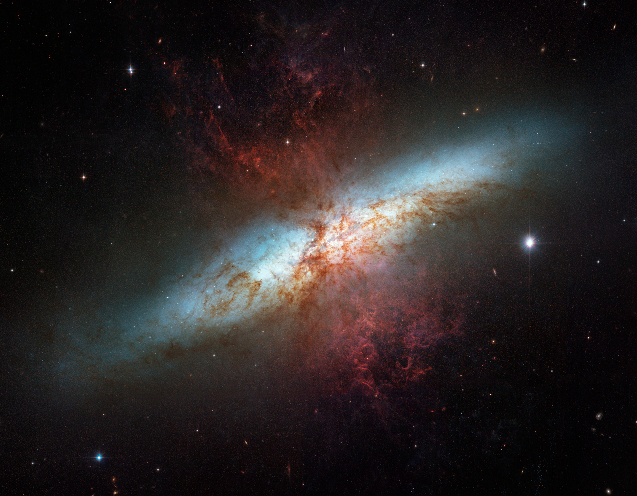 M82: Galaxy with a Supergalactic Wind