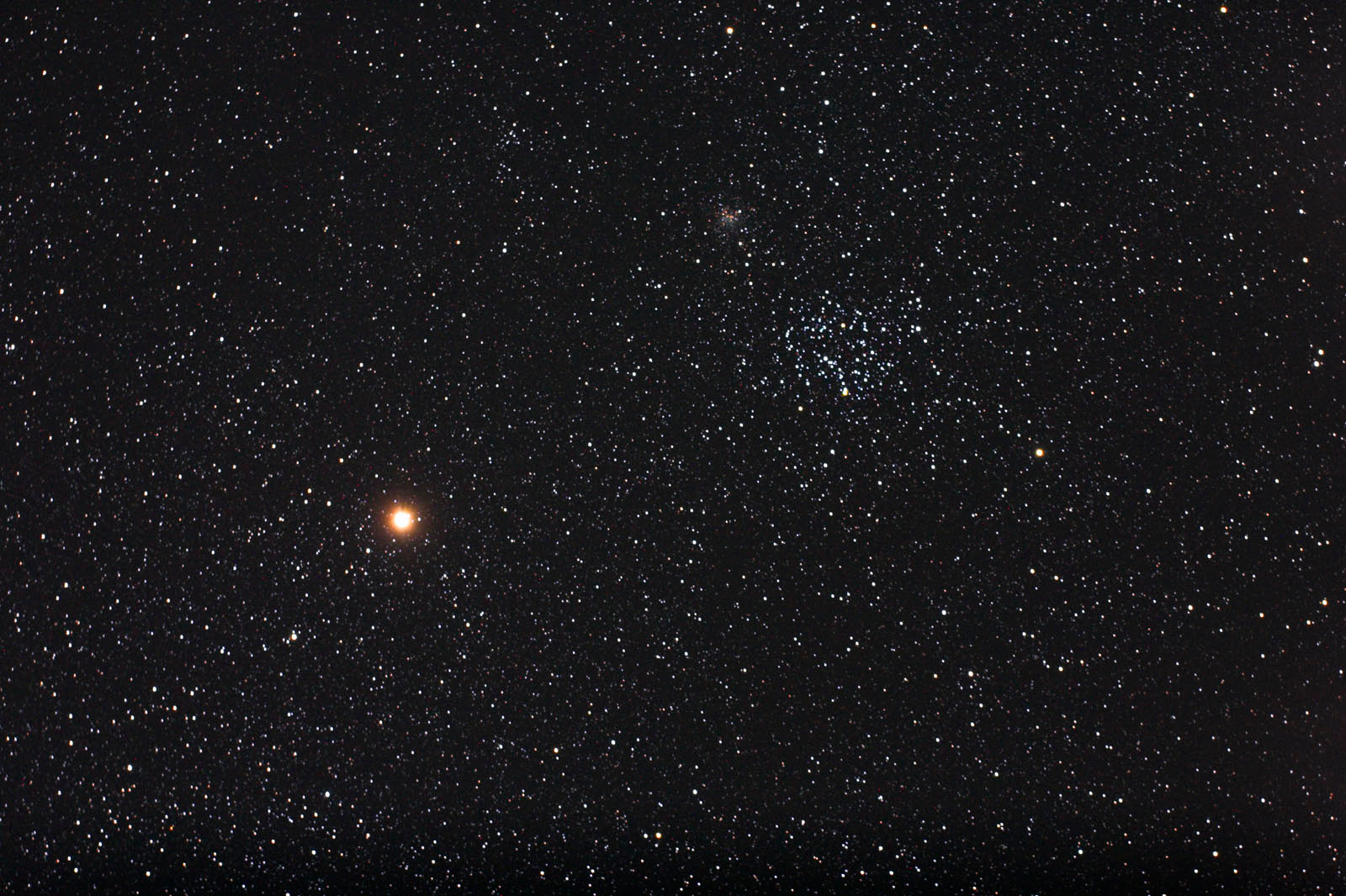 Mars and the Star Clusters