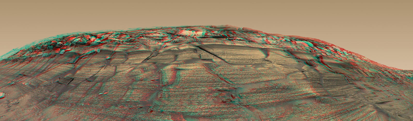 Burns Cliff Anaglyph