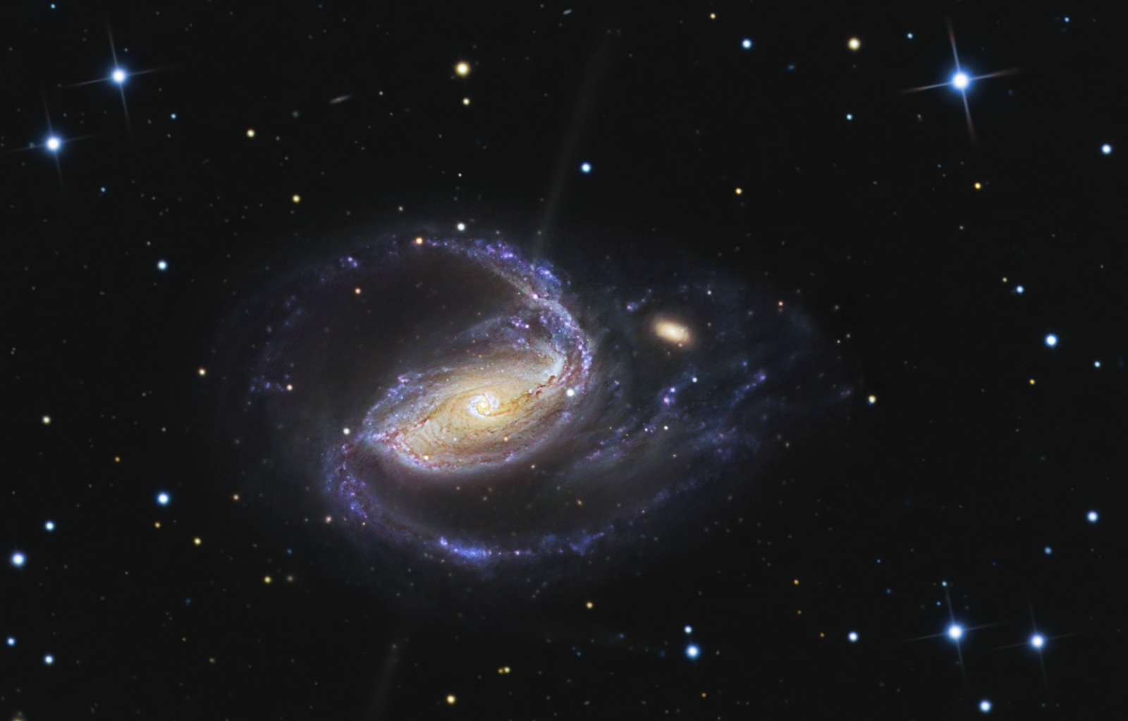 In the Arms of NGC 1097