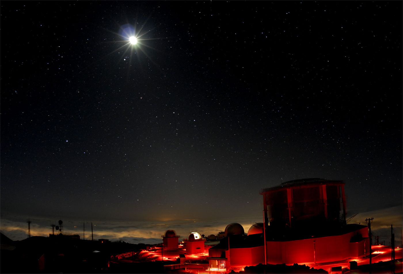 Moon Over Haleakala