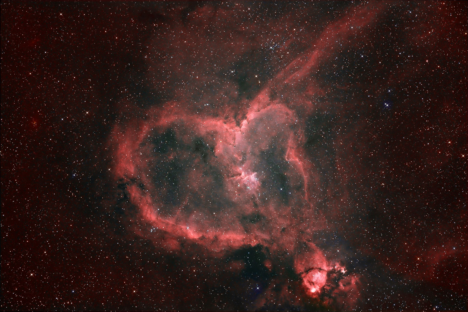 Light from the Heart Nebula