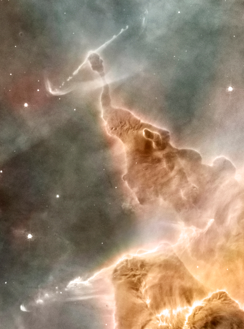 Dust Pillar of the Carina Nebula