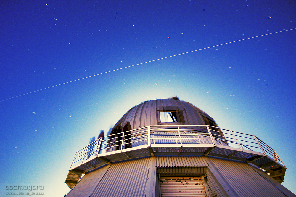 ISS Over Mont-Megantic Observatory