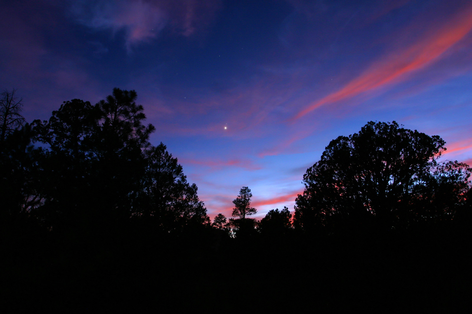 Red, White, and Blue Sky