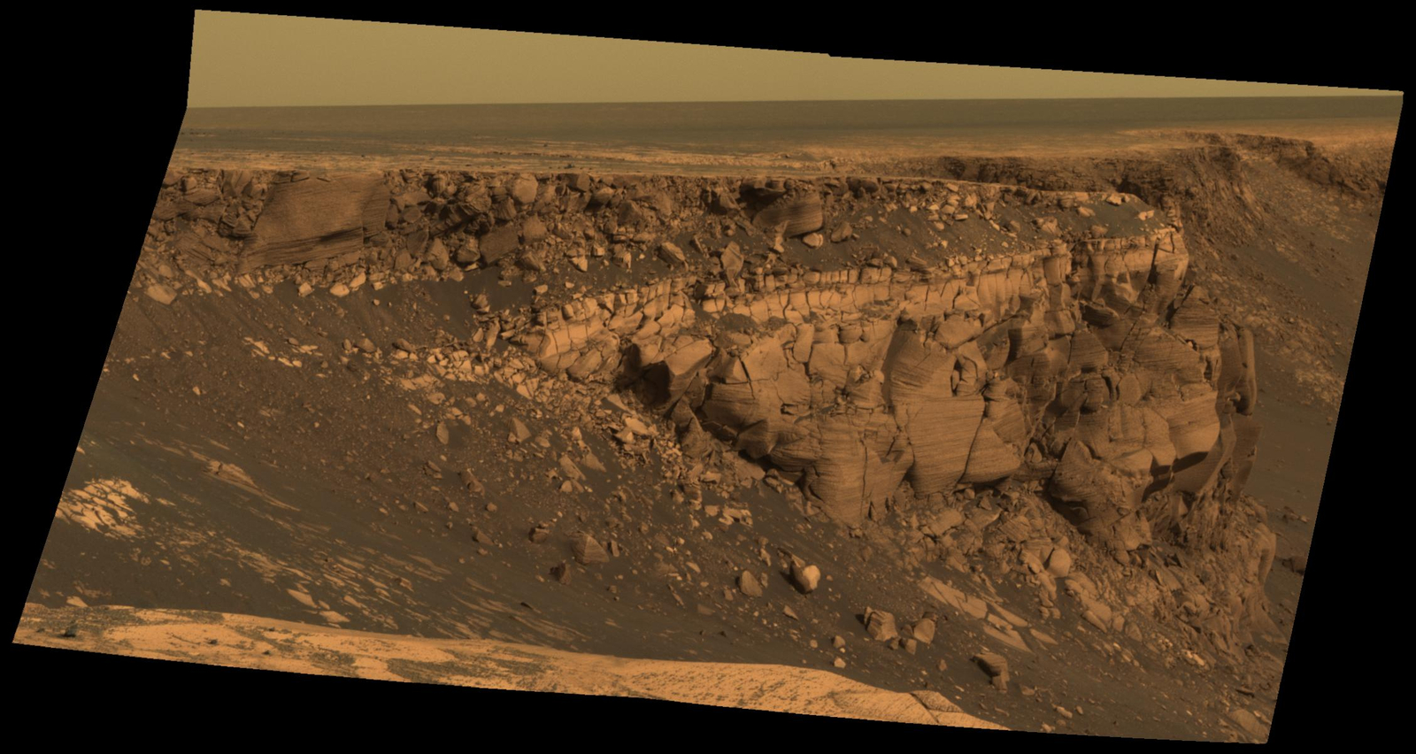 At the Edge of Victoria Crater