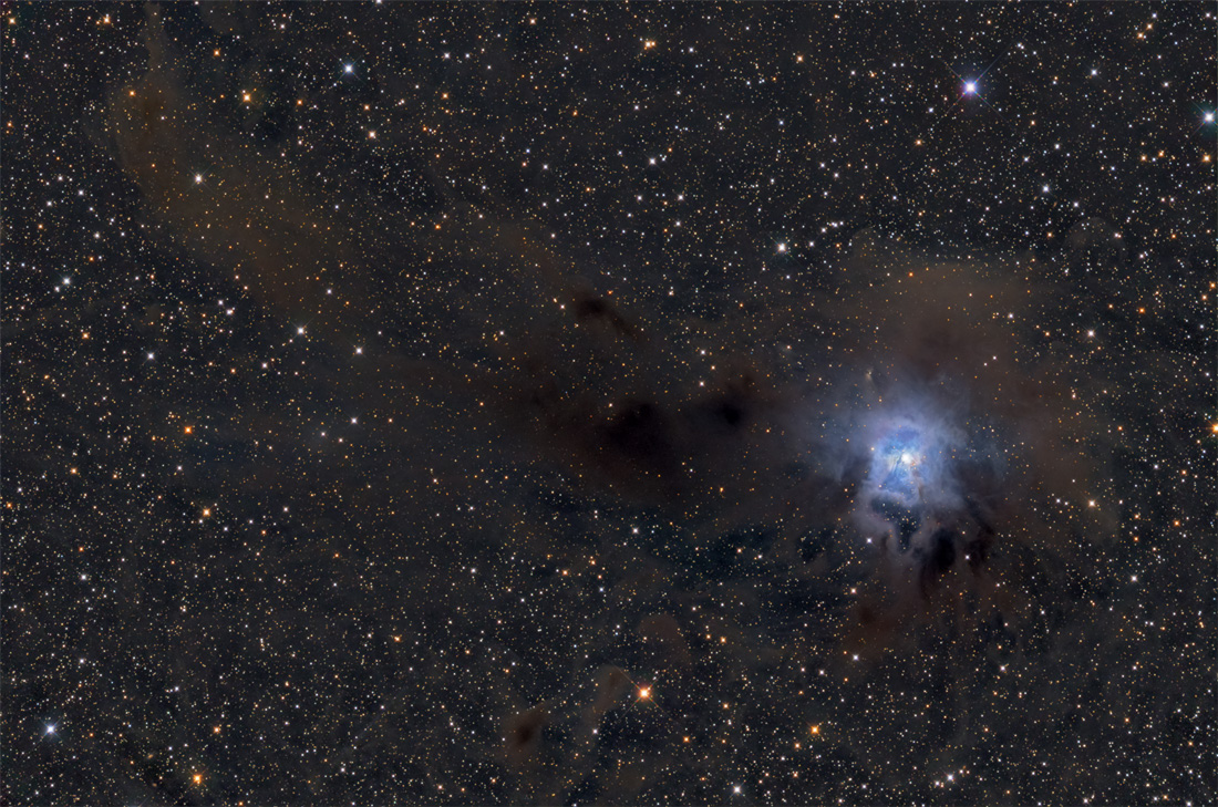 Wisps of the Iris Nebula